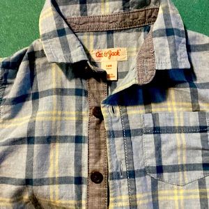 Cat & Jack long sleeve flannel shirt for 18 month little boy
